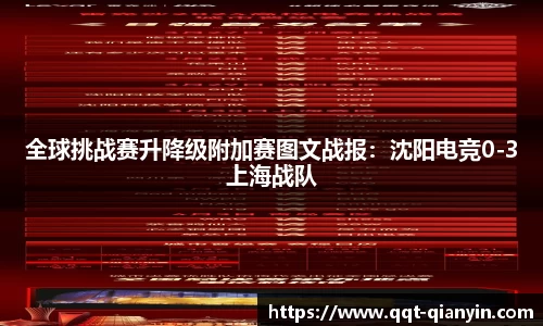 全球挑战赛升降级附加赛图文战报：沈阳电竞0-3上海战队
